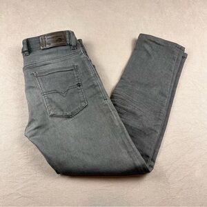 Diesel Men’s Slim Jeans in Charcoal Gray